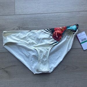 Vince Camuto Tropical-Print Cheeky-Fit V11561 Swim Bottoms New With Tag